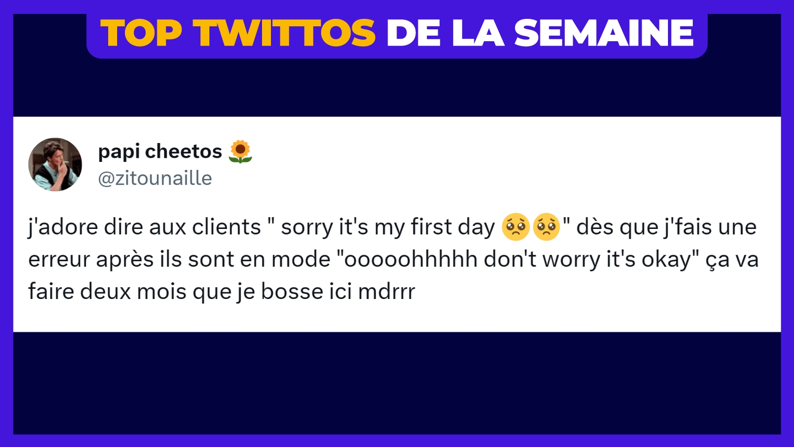 Top 15 Des Meilleurs Tweets De Papi Cheetos, Bravo L’humour