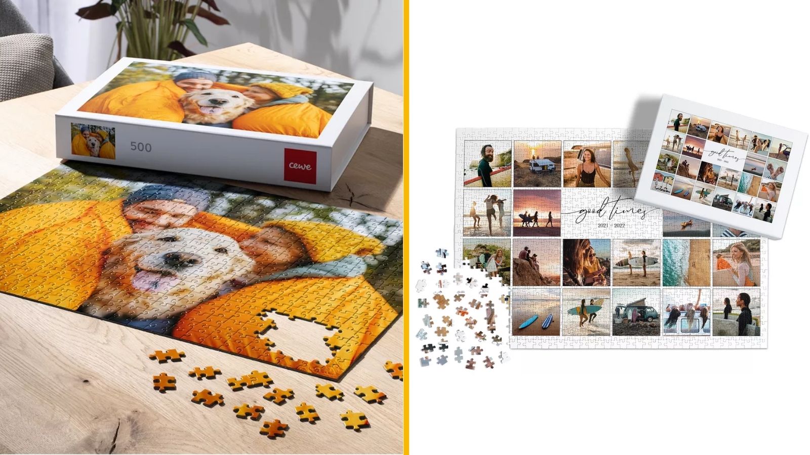 Un puzzle photo personnalisée de 500 à 2000 pièces