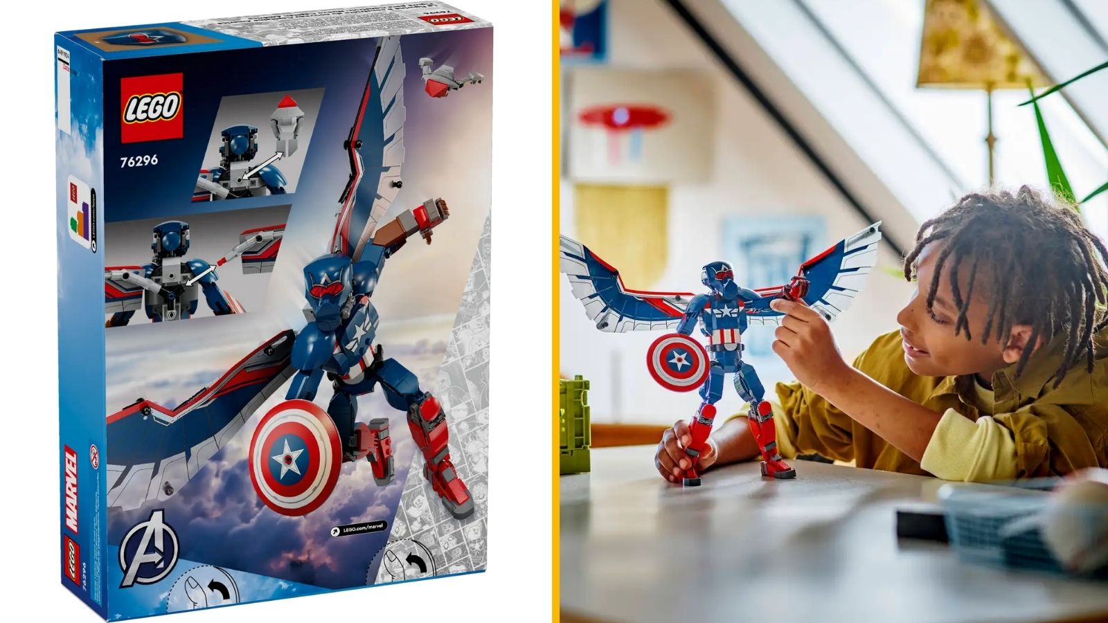 Une figurine du nouveau Captain America en LEGO