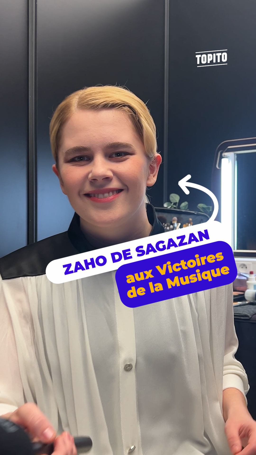 Zaho de Sagazan aux Victoires de la Musique