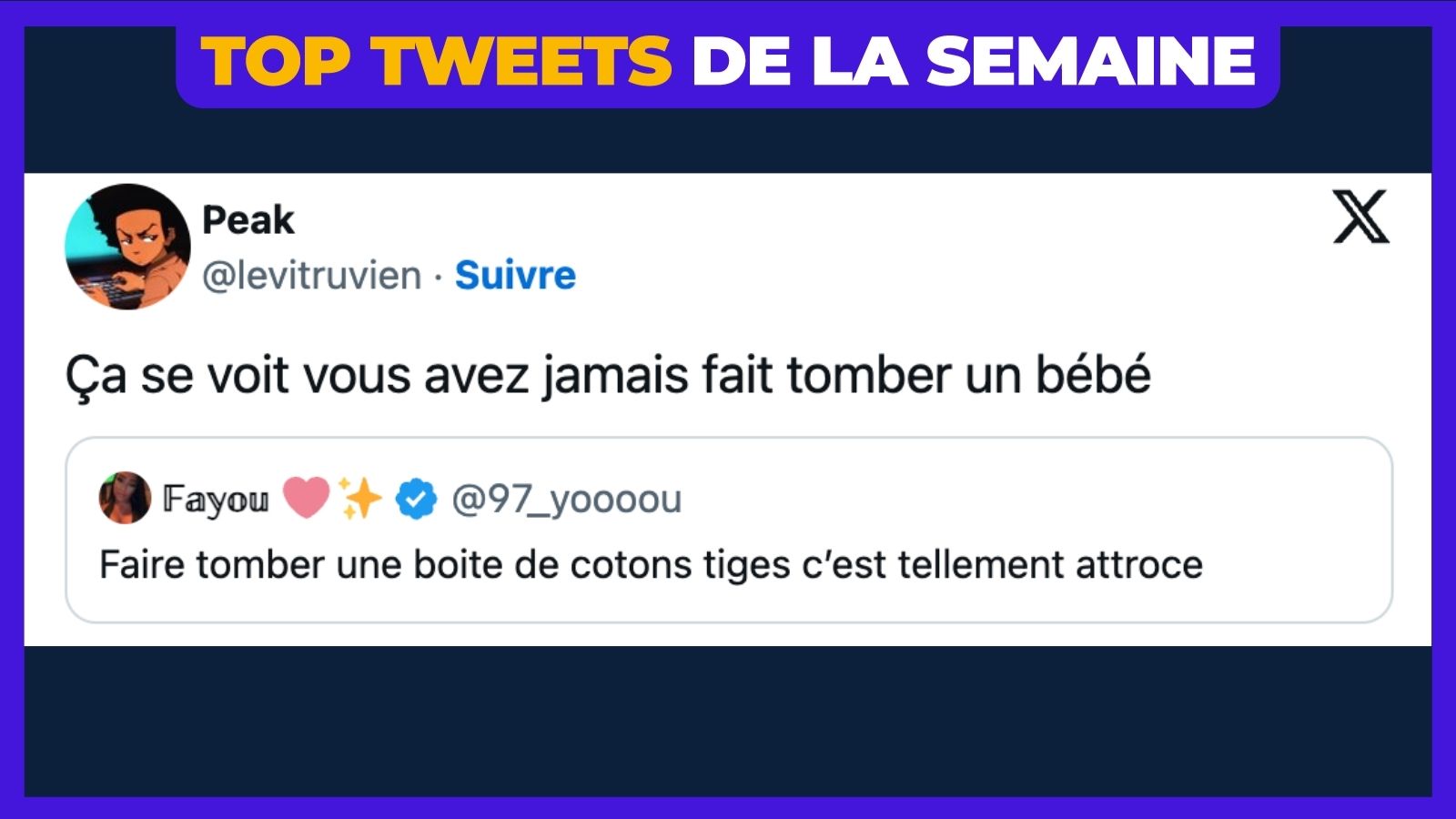 Top 40 des meilleurs tweets de la semaine #579