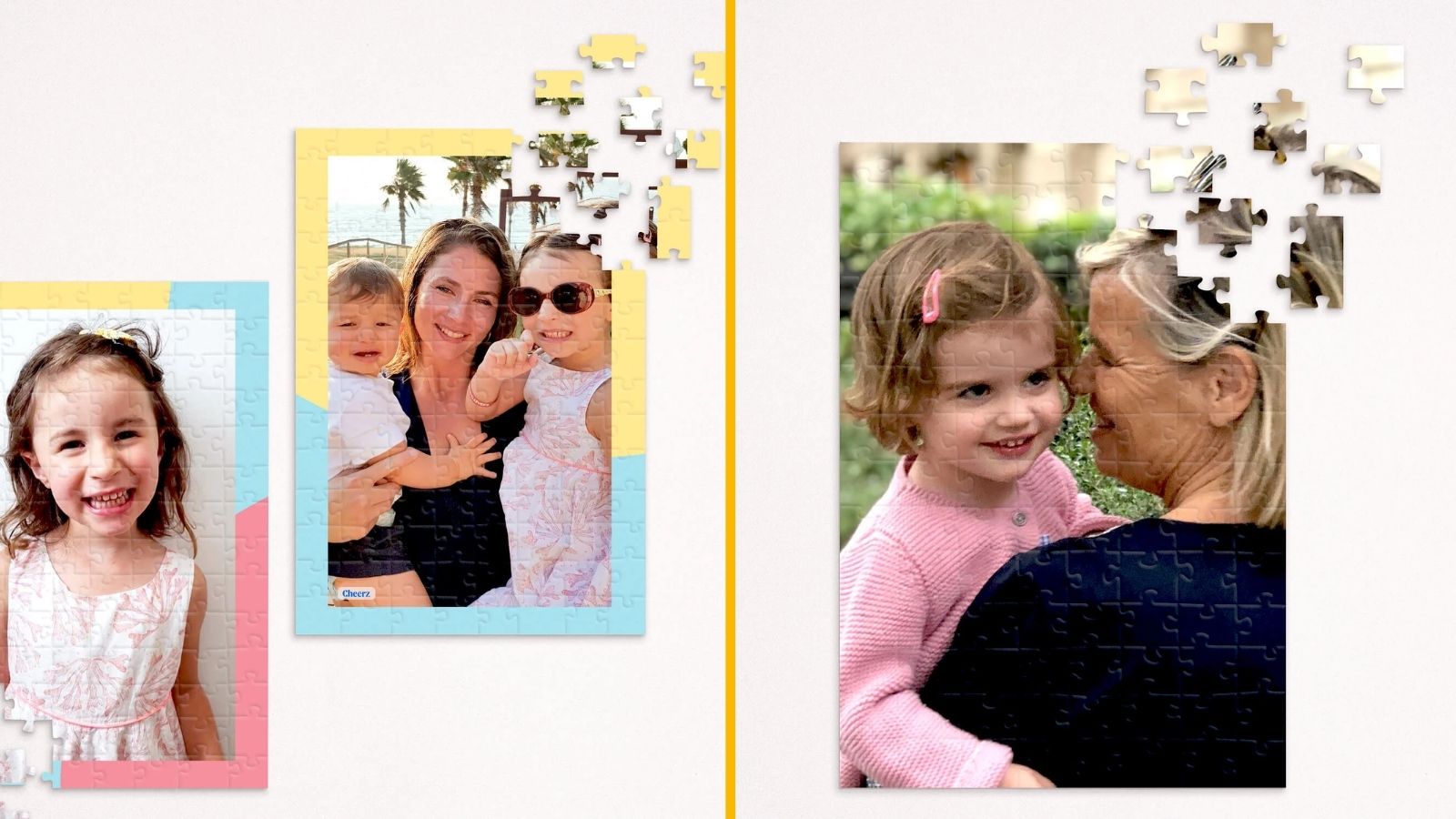 Un puzzle pour enfants avec photo à personnaliser, pour occuper les petits et aussi les grands