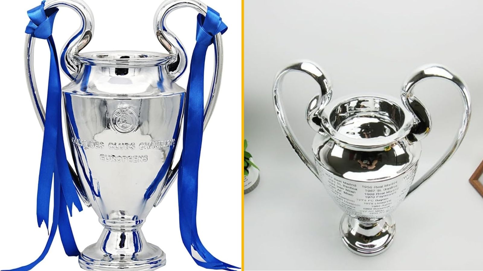 Un faux trophée Ligue des Champions, tout le monde mérite sa coupe