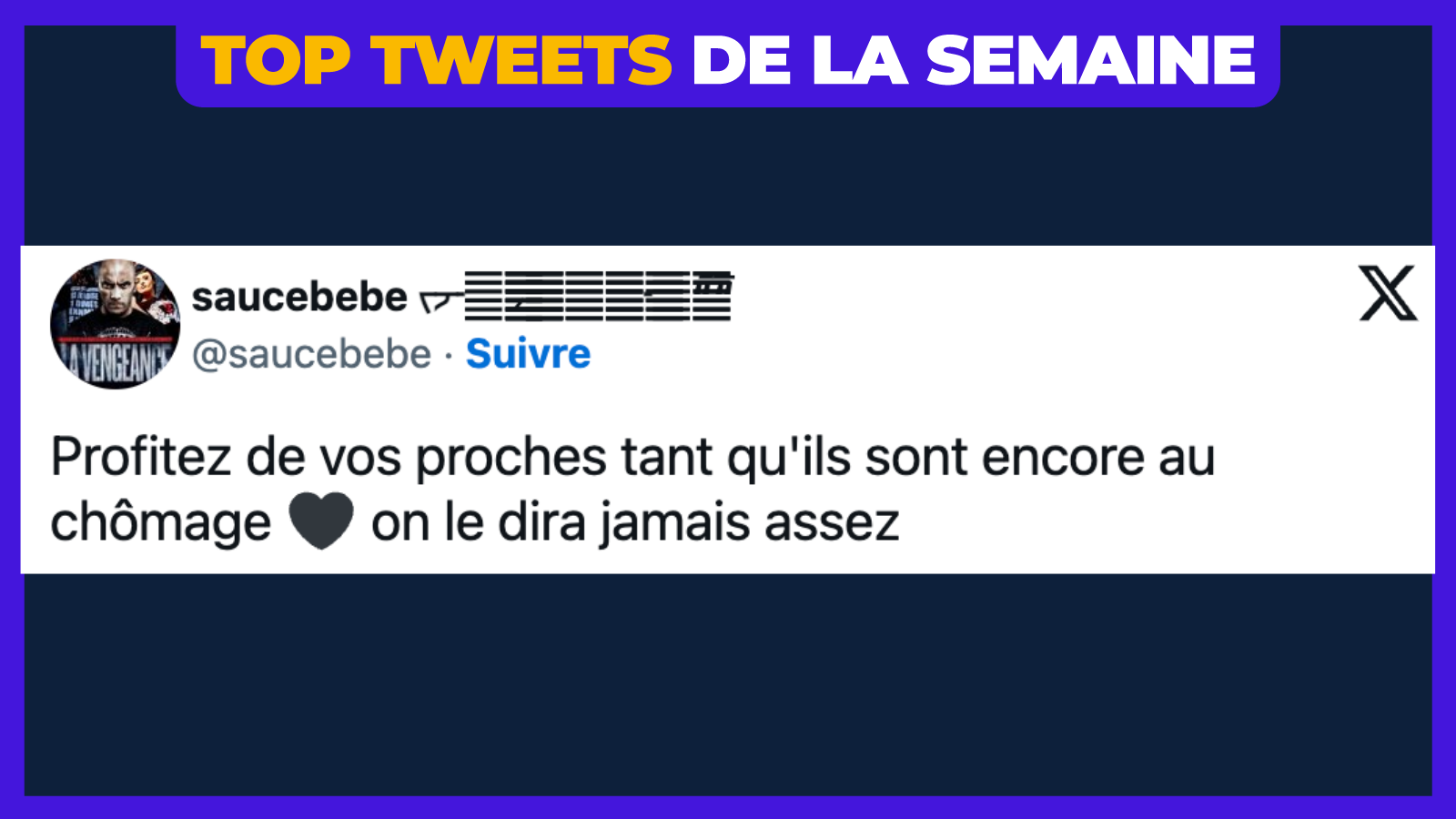 Top 42 des meilleurs tweets de la semaine #591