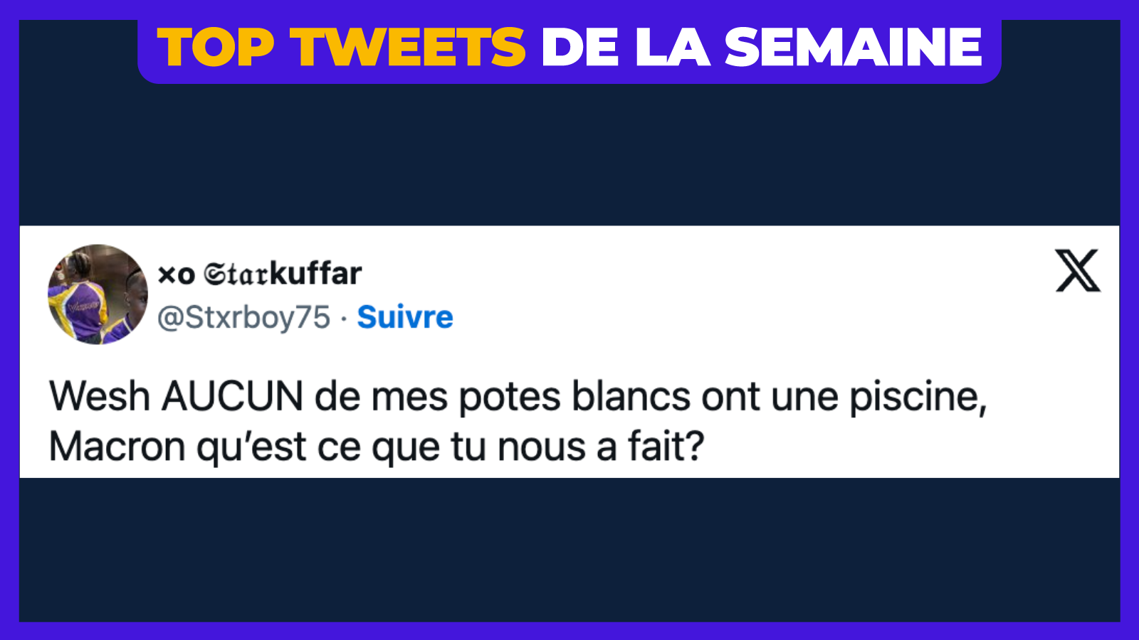 Top 28 des meilleurs tweets de la semaine #594